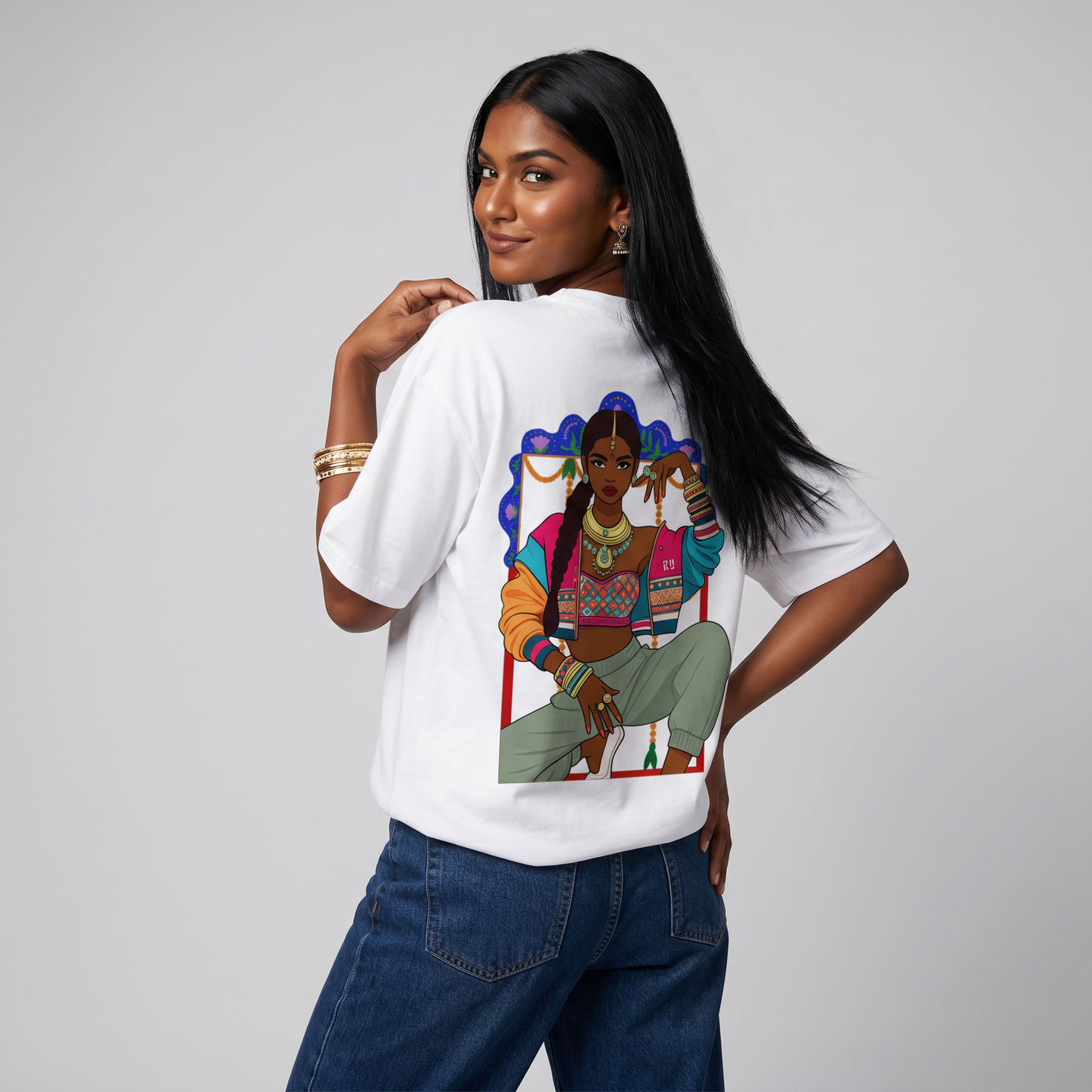 RU Rhythm & Roots Oversized Tee